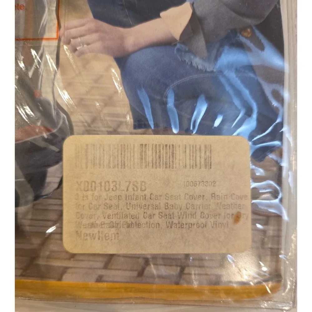 J is for Jeep Infant Carrier Weather Shield Fits Most Carriers Ventilated NEW